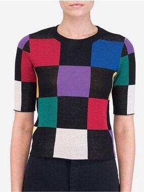 Staud Bain Checkered Knit Short Sleeve Crewneck Top Size LY2K
Pixar Arthoe NWT